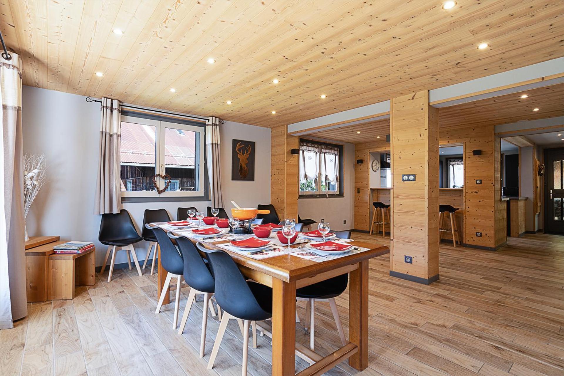 Chalet Les 4 Saisons - Ski, Parking Et Jardin Abondance Eksteriør bilde
