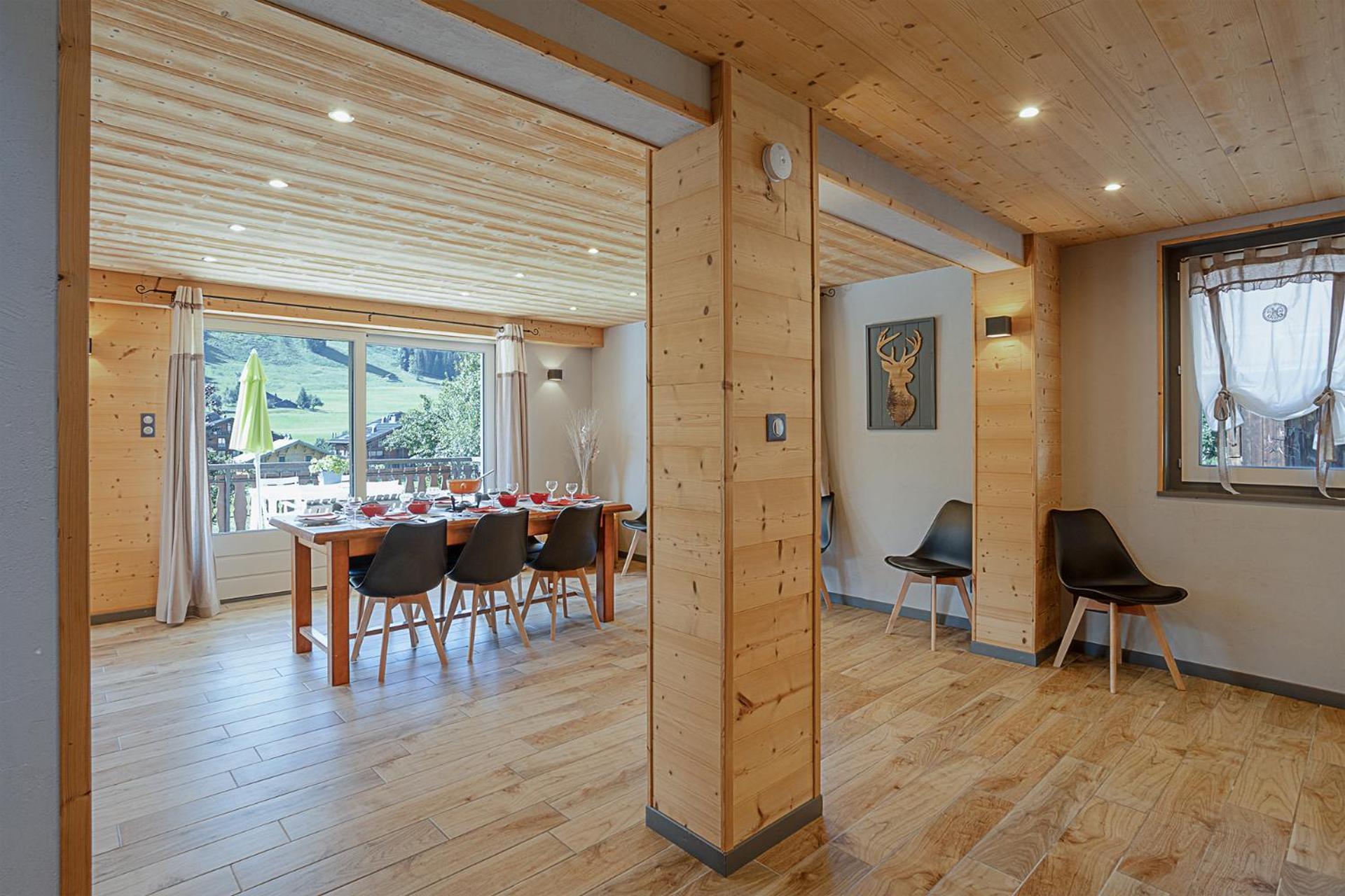 Chalet Les 4 Saisons - Ski, Parking Et Jardin Abondance Eksteriør bilde